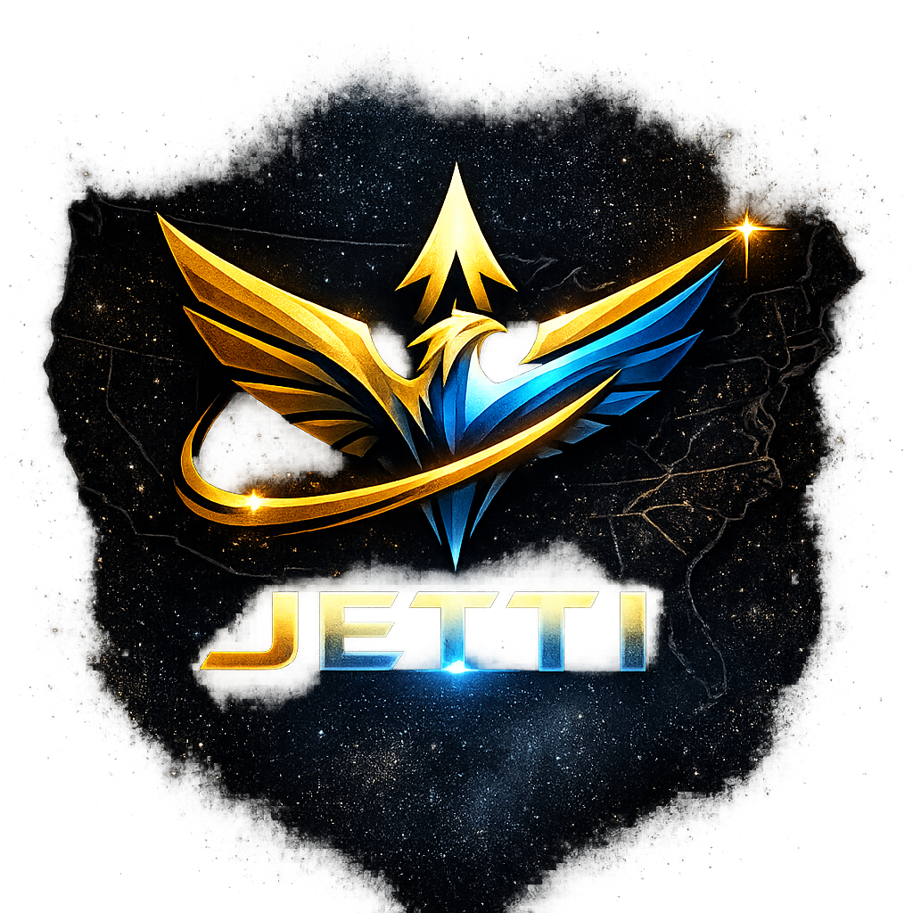 JETTI logo — phoenix rising